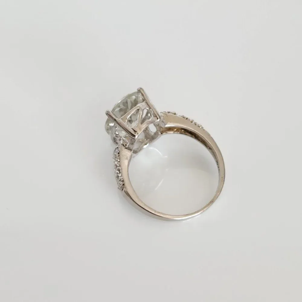 Green Amethyst 5.2 Carats Ring Size 7-1/4